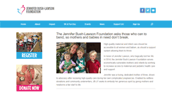 Desktop Screenshot of jenniferbushlawsonfoundation.org